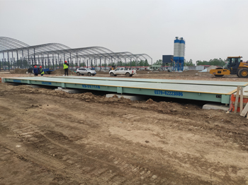 上羅高速5標段正陽拌和站200噸地磅