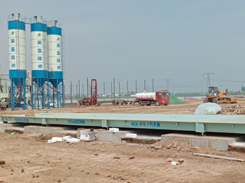 上羅高速4標段正陽拌和站150噸地磅