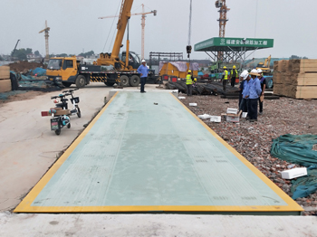 福建安裝:安陽鳳竹土建項目100噸地磅