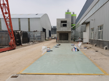 濮陽(yáng)天工新型建材公司200噸地磅