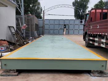 焦作溫縣鑫博建材公司150噸地磅