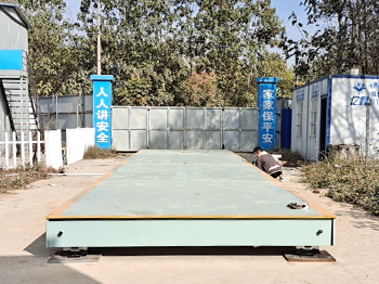 河南(商丘柘城)國(guó)人建設(shè)集團(tuán)100噸地磅