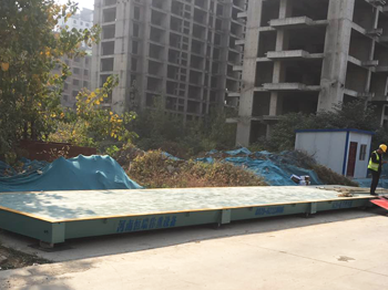 周口川匯區(qū)詩意江南項(xiàng)目120噸地磅