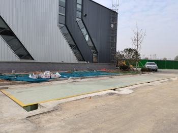 河南得新實(shí)業(yè)再生資源基地10噸及100噸地磅