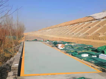 中鐵三局濮陽西劉關(guān)村拌和站100噸地磅