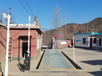 嵩縣前河礦業(yè)100噸無人值守地磅