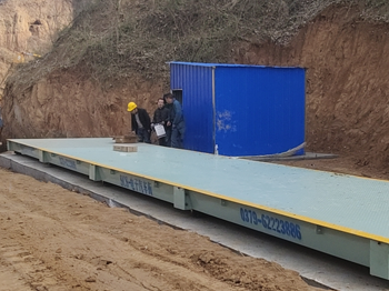 河南水利工程局焦作引水工程80噸地磅