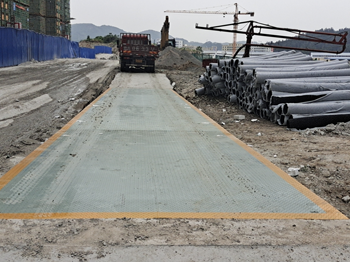 湖北十堰龍記檀府100噸地磅