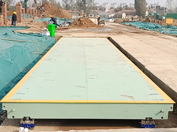 中建五局安陽內(nèi)黃工業(yè)二路項目100噸地磅