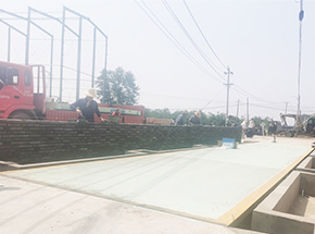 漯河郾城區(qū)糧食儲備庫100噸電子地磅