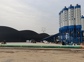 飛柏建筑偃師段拌和站項目150噸地磅