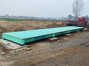 商丘寧陵縣柳河鎮(zhèn)梁莊新型建材廠100噸地磅