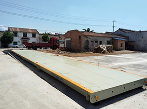 陜西寶雞鳳翔區(qū)料地村糧站100噸地磅