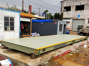 武漢市貴發(fā)再生資源100噸地磅