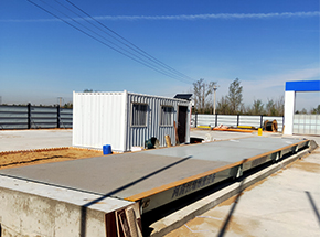 陜西神木市升富華裕順榮采煤場(chǎng)100噸地磅